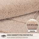 PURRUGS Dirt Trapping Door Mat 20" x 31.5", Non-Slip/Skid Machine Washable Entryway Rug, Dog Doormat, Super Absorbent Welcome Mat for Muddy Wet Shoes and Paws, Beige