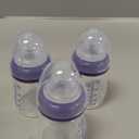 Lansinoh Anti-Colic Baby Bottles for Breastfeeding Babies, 5 Ounces, 3 Count, Includes 3 Slow Flow Nipples, Size S