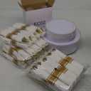 WELLIFE 350-Piece Gold Disposable Plates and Cutlery Set - Premium 10.25" Dinner Plates, 7.5" Dessert Plates, 9oz Cups & Cutlery for Weddings, Catering Events - 50 Guest Service - Elegant & Sturdy