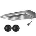AURAKICH Under-Cabinet Range Hood 30 inch, 400 CFM Dual Motors
