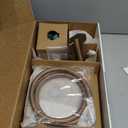 Moen Beric Bronzed Gold Single Handle Modern Tub and Shower Faucet with Handshower, Valve Included, 82775BZG