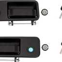 Front Exterior Door Handle with Keys, 1 Pair Outside Left & Right Side Door Handle Set, fits for Volvo VNL Truck, fits for Volvo VHD VN 2004-2018, OE# RH-20398467, LH- 20398466