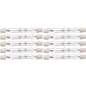 (Pack of 10) J Type 100 Watt 78 mm Q100 T3/78mm (3.07 Inches) 120 Volt R7S Base Halogen
