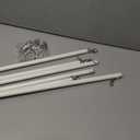Shimeyao 6 Packs Acrylic Curtain Pull Wands Drapery Pull Rod Versatile Fiberglass Blinds Wand Kits with Curtain Rings and Hooks for Opening Closing Curtains Homes Offices Opener(White, 36 Inch)