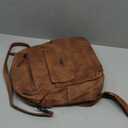 PU Leather Backpack Purse for Women Fashion Multipurpose Design Handbag Ladies Shoulder Bags Travel Backpack Brown