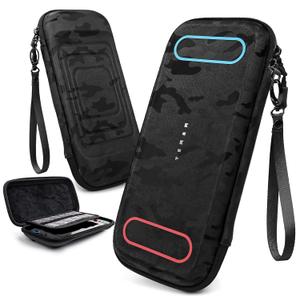 Mumba Carrying Case for Nintendo Switch 2 2025, [Slim Version] Travel Case with 12 Game Cartridge slot Portable Bag Protective Carry handbag Pouch Shell Accessories [Portable & Lightweight] (Stealth)