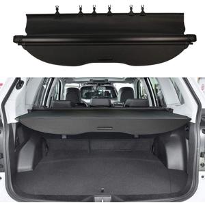 Cargo Cover for Subaru Forester Accessories 2014-2016 2017 2018 with Back Curtain Rear Trunk Shade Cover (Manual Tailgate) (Not fits for Power Rear gate)