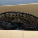 VAGKRI Wall Mount Fan, 16 Inch Wall Fans with 5 Blades, 5 Speeds, 8 Hour Timer, 90 Oscillating Quiet Fan with Remote for Home Office Bedroom Living Room Garage (Black)