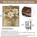 Canvas Floater Frame for 36x36 Oil Paintings, DIY Metal Canvas Floating Frame with 1.5 Inch Deep for Art Prints Artwork Landscape Portrait Living Room Wall Decor (Walnut)