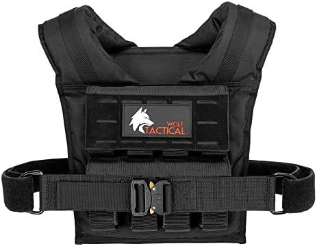 WOLF TACTICAL Weighted Training Vest - Weighted Vest Men Strength Training Weight Vests Workout Vest Weight Vest for Men