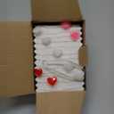 Valentines Decor 10FT 30 LED Valentine's Lights with Timer, Red Pink White Heart Lights String Battery Operated, 8 Modes Valentines Decorations Heart Fairy Lights Romantic Decor Home Bedroom