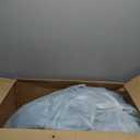 Amazon Basics Lightweight, Soft King Size Comforter Set, All-Season Down-Alternative 3-Piece Bedding, Pinch Pleat Design with Piped Edges, Spa Blue