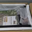 WH-AOERPYMY Natural Real Wood Bookcase,Industrial Bookshelf,6 Tier Solid Wood Open Book Shelf Storage,Metal Shelving Unit,Farmhouse Wide Etagere Bookcase for Office Living Bedroom (6 Tiers)