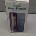 AquaSonic Water Flosser - Cordless Rechargeable Water Flossers for Teeth Cleaning - Waterproof Aqua Flosser, Portable Oral Irrigator for Dental Cleaning with 5 Jet Tips  Braces Home Travel (Satin Purple)