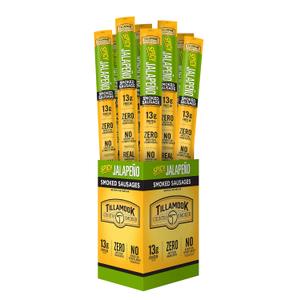 Tillamook Country Smoker Real Hardwood Smoked Sausages, Spicy Jalapeño, 1.44 Ounce, 24 Count (EXP 08/06/27)