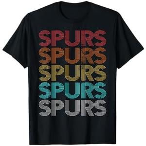 Retro Vintage Spurs T-Shirt, M