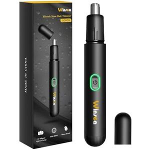 Winsea Precision Nose Hair Trimmer – 360° Safe & Efficient Electric Trimming, USB Rechargeable, Waterproof, for Nose, Ear, Eyebrows, and Beard Grooming
