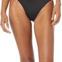 Amazon Essentials Womens Bandeau Swim Top (Medium, Washed Black)