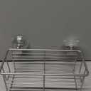 Shower Caddy Shelf Storage Rack Adhesive Without Drilling Stainless Steel with Hooks for Washroom, Lavatory, Restroom, Toilet, Bathroom, Kitchen