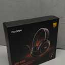 Wireless Gaming Headset, 7.1 Surround Sound, 2.4Ghz USB Gaming Headphones Bluetooth 5.4, 100-Hr Noise Canceling Mic RGB Light, Wireless Headset for PC PS5 PS4 Mac Switch, ONLY Wired Mode Suit for Xbox Black Red