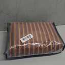 Duvet Cover Set King Size Brown Striped Bedding Set for Girls Boys,Modern Back to School Duvet Cover Kids with Zipper Closure and 2 Pillowcases
