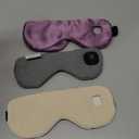 Heated Eye Mask - Cordless Eye Mask for Dry Eyes, Eye Relief, Improved Sleep, Washable Eye Heating pad for Travel and with Replaceable Shell (Purple)