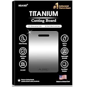 Titanium Cutting Boards for Kitchen, 18 inches x 12 inches