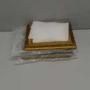 upsimples 4x6 Picture Frame with Real Glass, Ornate Vintage 4 x 6 Photo Frames for Wall Decor or Tabletop Display, Gold, 2 Pack