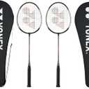 Yonex GR 303 Combo Badminton Racquet with Full Cover, Set of 2