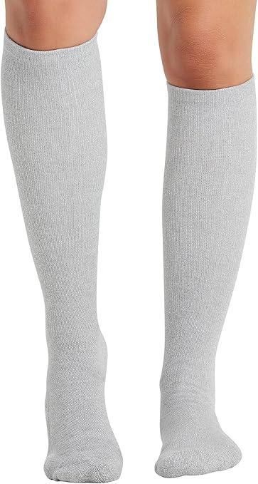 Laite Hebe 3 Pack Medical Compression Sock-Compression Sock For Women and Men Circulation -Best for Running,Nursing,Athletic Sports, L/XL, Gray