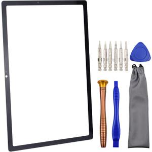 Tablet Front Glass Screen Replacement with OCA Adhesive for Samsung Galaxy Tab A8 10.5 (2021) SM-X200 Black 10.5"