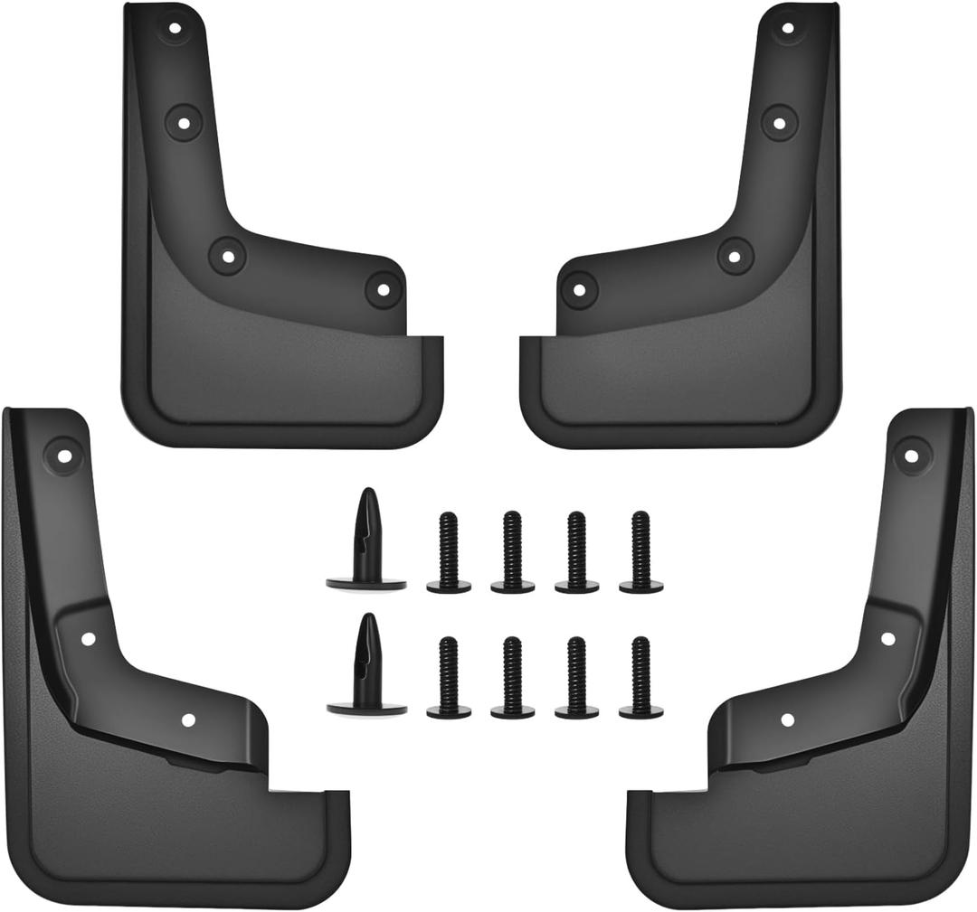 Ford Maverick 2022-2025 Mud Flaps, 4PCS No-Drill Splash Guards, Front & Rear MudFlaps Set, Exterior Accessories (Fits All Trims Except 2025 Lobo Edition)