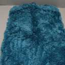 MIULEE Thick Small Non Slip Bathroom Rug Shaggy Soft Bath Mat Plush Microfiber Absorbent Water for Shower Tub Machine Washable (Teal, 16x24 Inches)