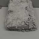 Disolla Grey Bathroom Rug 20x32 - Non-Slip Plush Thick Bath Mat, Highly Absorbent & Ultra Soft Fluffy Floor Mat, Machine Washable for Shower and Tub