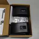 Suptek Speaker Wall Mounts, Dual Speaker Stands for Surround Sound Speakers, Universal Bracket, Tilt Swivel Shelves Up to 55 Lbs Black (2 Pack)