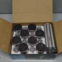 SOLPEX 16 Pack Solar Outdoor Lights Pathway, Stainless Steel Solar Lights Outdoor Waterproof,LED Landscape Lighting Walkway for Landscape/Patio/Lawn/Yard/Driveway-Cold White