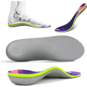 Pain Relief Orthotics - Plantar Fasciitis Ortnsoles Arch Supports, Orthotic Insoles for Women Men, Trim to Fit Inserts Size,8-10, 1 Pair