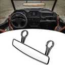 UTV 15" Wide Rear View Mirror Convex Mirror with 2" Clamp Compatible with Can-Am Maverick Talon with 2" Horizontal Cross Bars (2inch clamp)