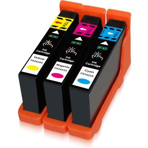 Compatible LX900 Ink Cartridge Replacement for Primera 53422 53423 53424 Cyan Magenta Yellow Color Ink Used with Primera LX900 Ink Printers (1Cyan 1Magenta 1Yellow, 3 Pack)