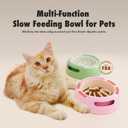 Silicone Slow Feeder Bowl, 1.2L Capacity, Suitable for Small, Medium, and Large Dogs. Interchangeable Inner and Outer Bowls. Food-Grade Material. Ideal for Dogs That eat Too Quickly.