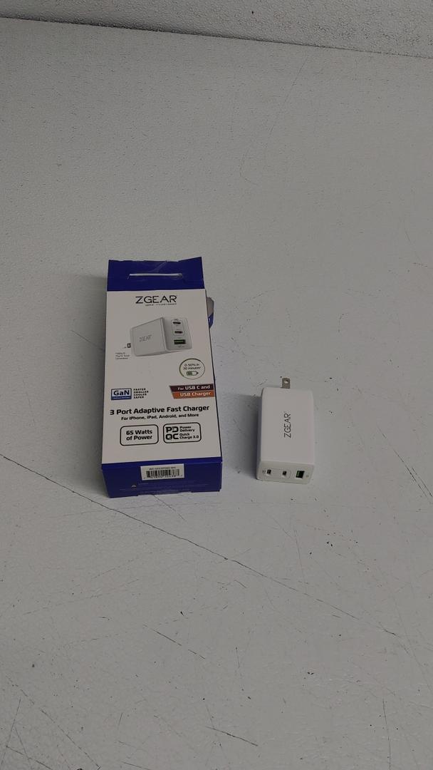 GEAR 3 Port Adaptive Fast Charger 65 Watts