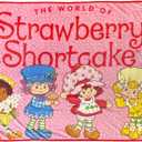 Surreal Entertainment The World of Strawberry Shortcake Blanket Best Friends Plush Fleece Throw 46" x 60"