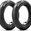 Heavy Duty 10x2.50 Thicker 40% Butyl Inner Tube with CR202 90 Bent Valve Stem, 10 Inch Smart Self Balancing Electric Scooter Tire Tube Fit for 36v 48v 400w 500w 800w Hub Motor (Pack of 2)