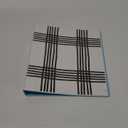 Avery Durable View 3 Ring Binder, 1 Inch Round Rings, Black and White Plaid, 1 Fashion Binder