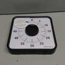 Secura 60-Minute Visual Countdown Timer, 7.5-Inch Oversize Classroom Visual Timer for Kids and Adults, Durable Mechanical Kitchen Timer Clock with Magnetic Backing (Blue)