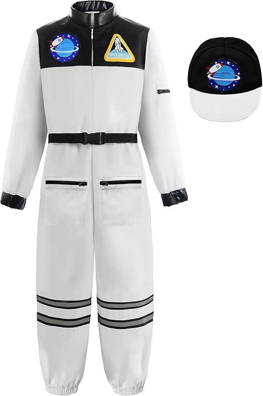 ReliBeauty Boy’s Astronaut Costume Kids’ Space Jumpsuit  150