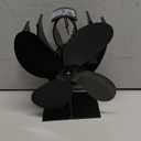 Wood Stove Fan Fireplace 4 Blade Heat Powered Stove Fans for Woods Log Wood Burner Fireplace Eco Friendly Fan for Home