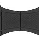 Motor Trend Premium FlexTough Deep Dish Rear Rubber Floor Mat Liners, Heavy Duty All-Weather Universal Fit Trim-To-Fit Floor Mats for Cars Sedans Trucks SUVs, Durable & Easy To Clean Car Mats - Black