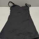 Womens Tennis Dress, 2-in-1 Golf Workout Dress with Built-in Bra & Shorts Pockets, Athletic Dresses with Adjustable Strap, Black, Size M