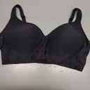 SHAPERMINT Sweetheart Bras for Women  Wireless Push Up Bra with Support, Full Coverage Seamless Bralette (3X-Large, Black)